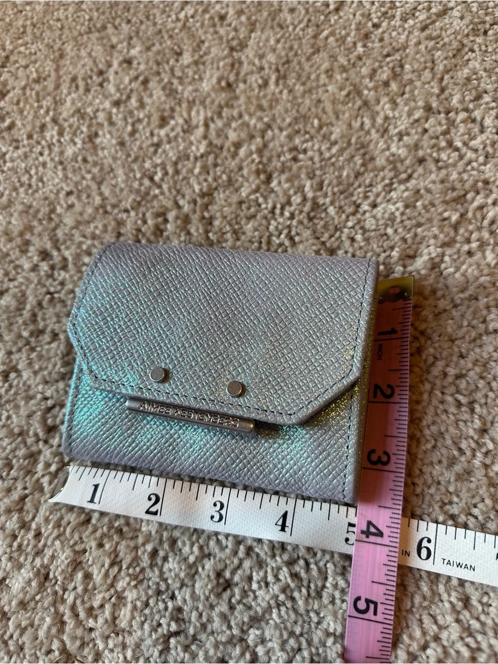 Aimee Kestenberg Iridescent Glitter Wallet - Blue Mermaid